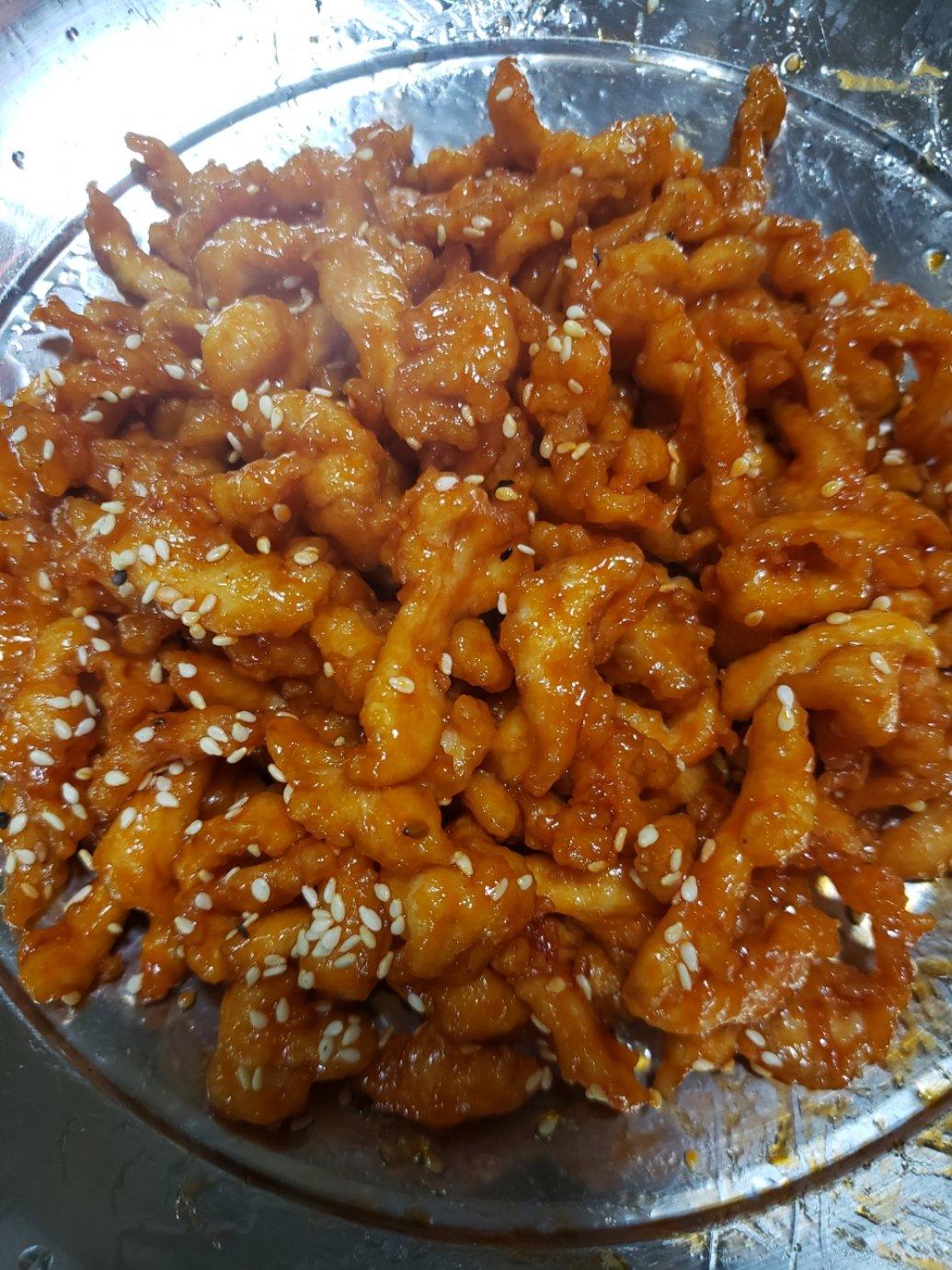 糖醋里脊（鸡肉版）