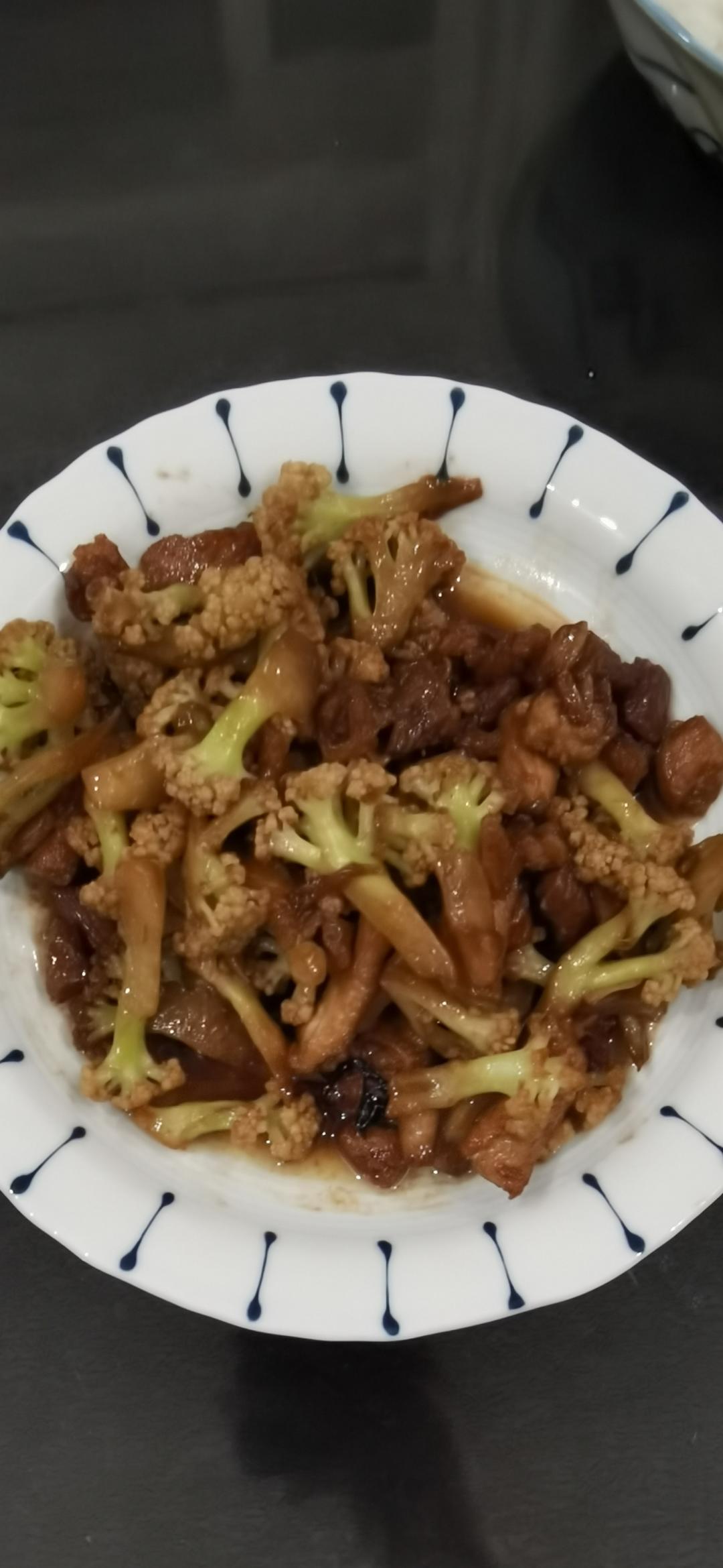 干煸菜花（五花肉）