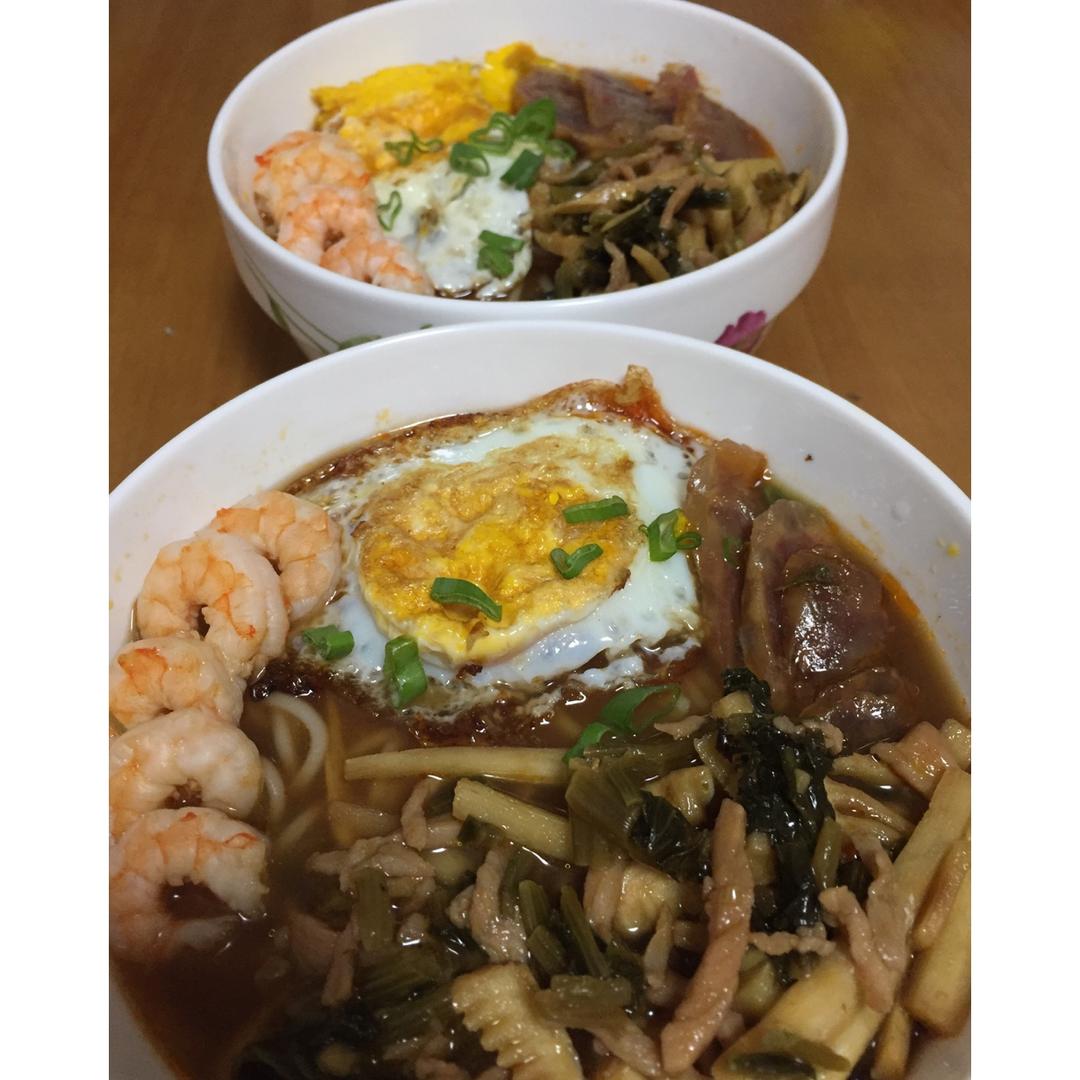雪菜肉丝面 -吃口南方的小面