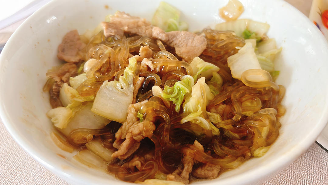 猪肉白菜炖粉条好吃到哭😭