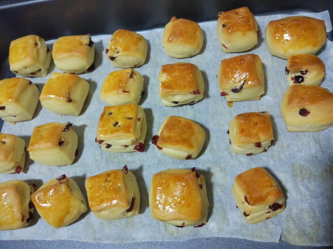 蔓越莓优格小面包块