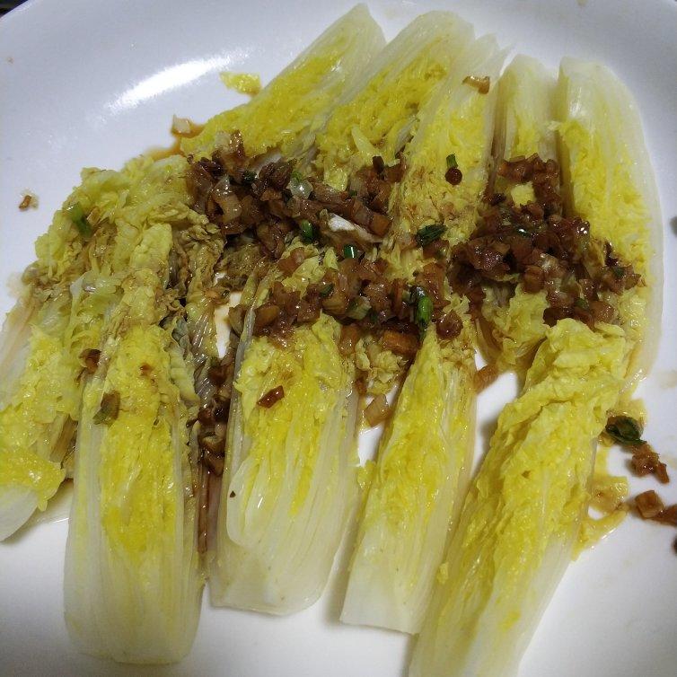 蒜蓉蒸娃娃菜（快手零失败）