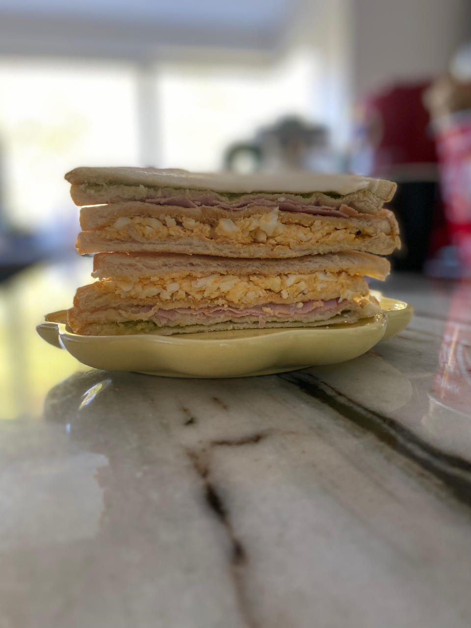 ［记录］鸡蛋三明治 蛋黄酱三明治🥪早餐必备 超美味