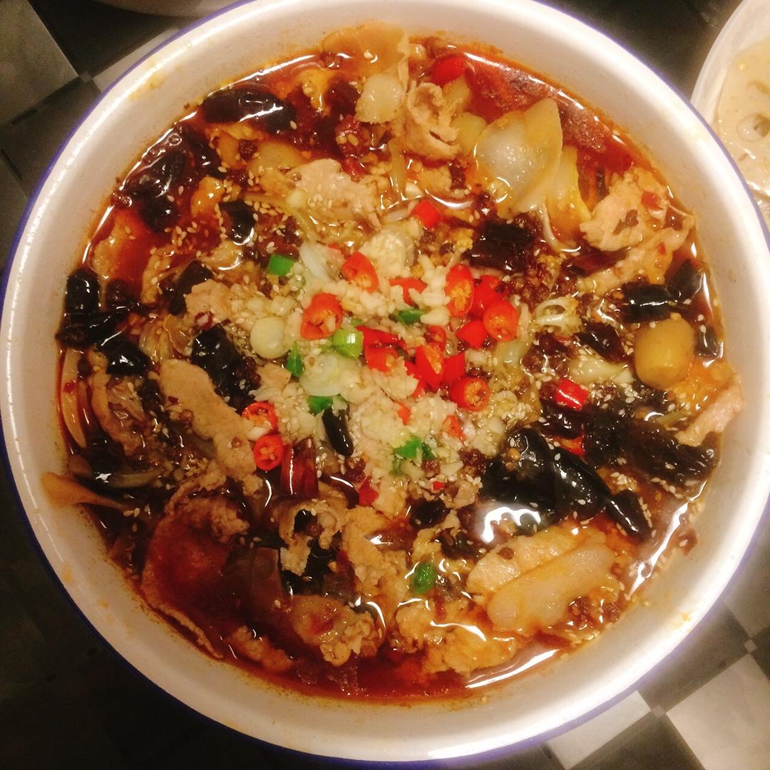 水煮肉片 Sichuan Boiled Spicy Pork