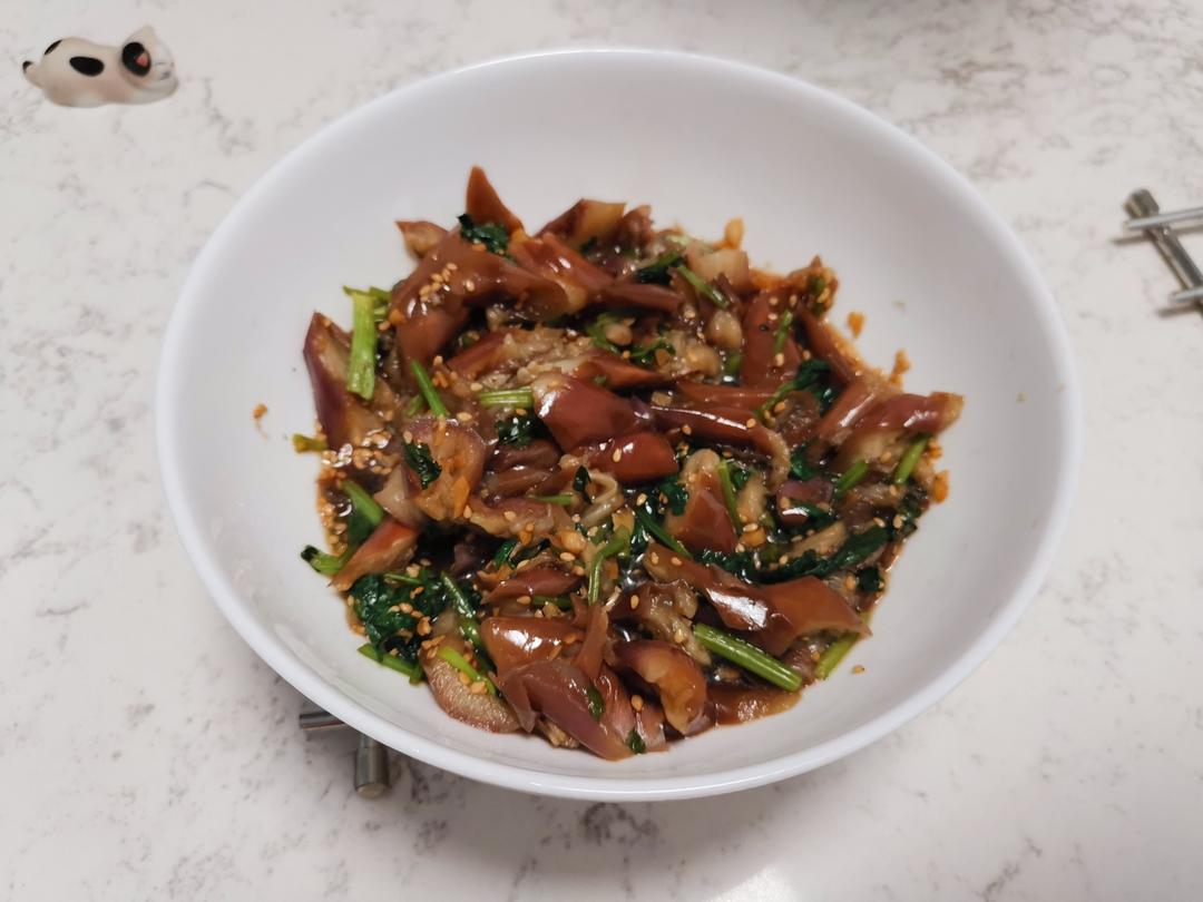 超简单的蒸茄子