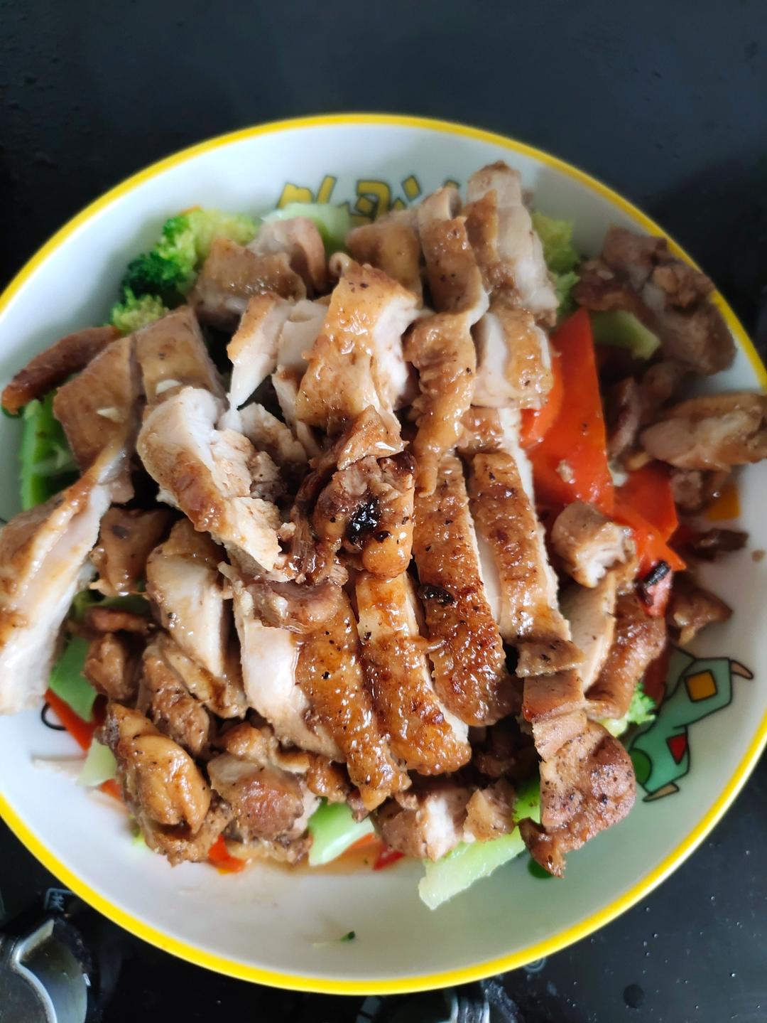 照烧鸡腿饭