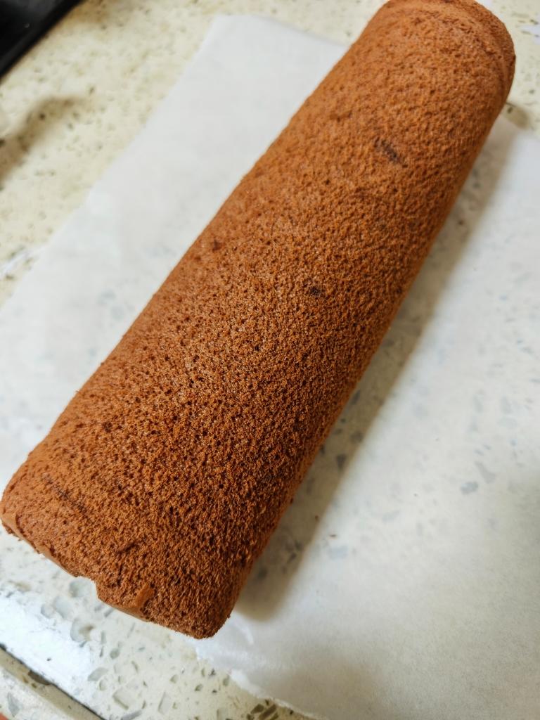 不回缩｜卷不裂｜可可蛋糕卷