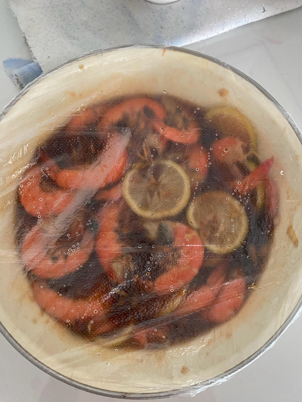 家庭版捞汁大虾