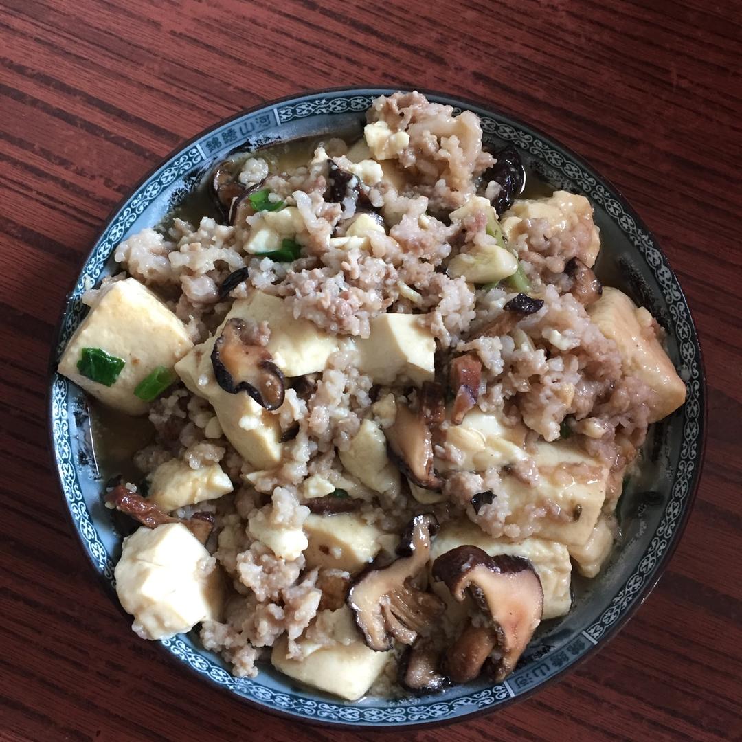 红烧肉沫豆腐