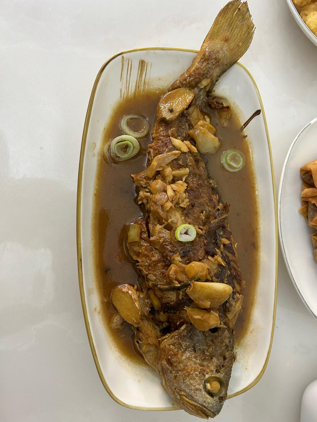 红烧黄鱼—鱼皮不破的小窍门