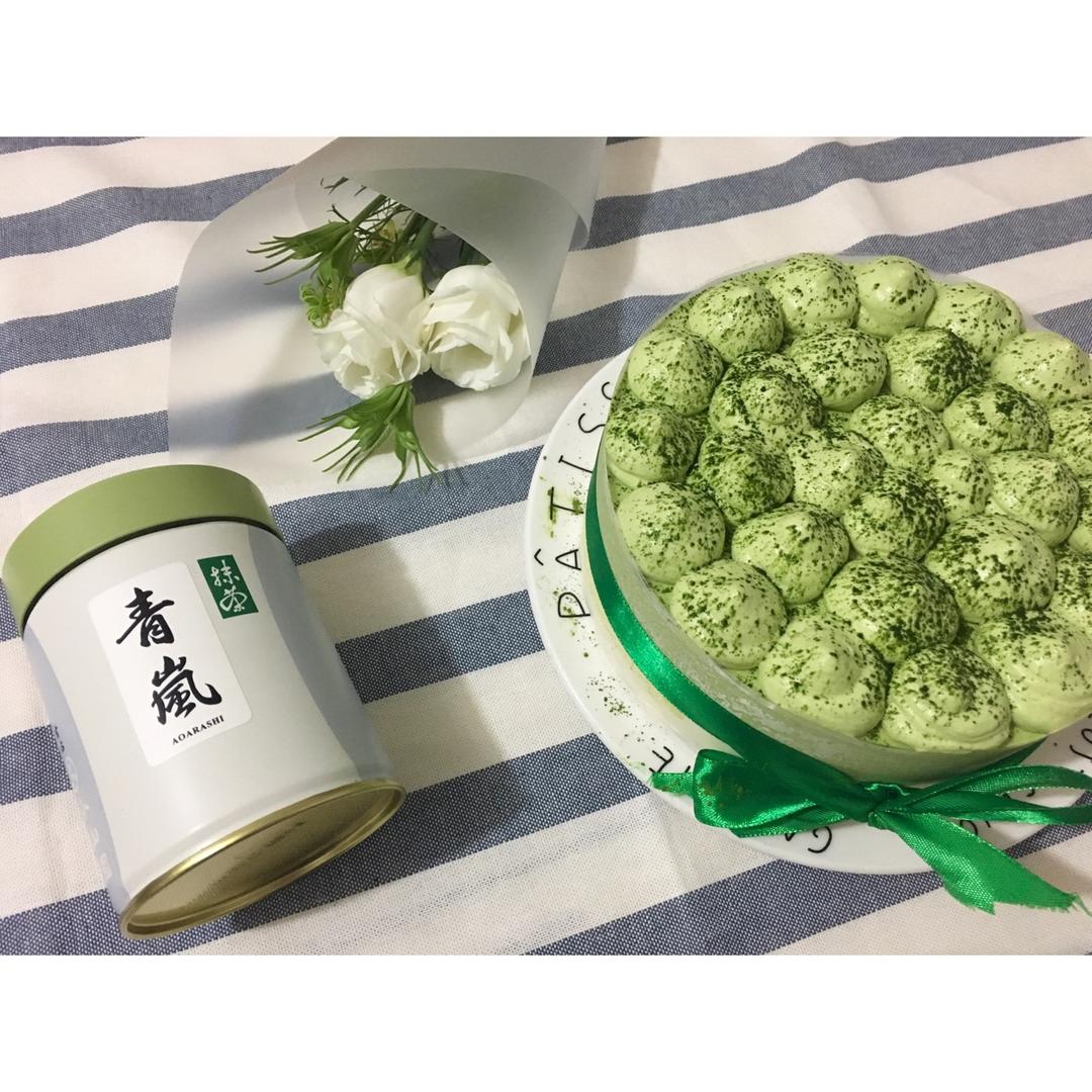 抹茶双享慕斯