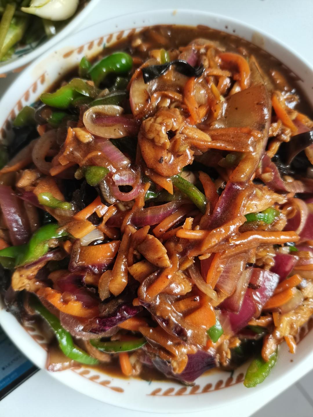 无敌下饭低脂鸡胸肉版鱼香肉丝
