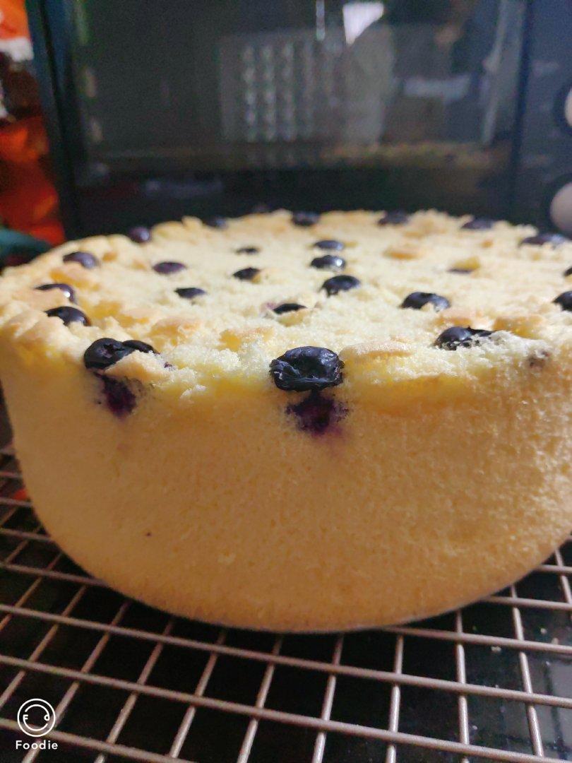 蓝莓戚风小蛋糕