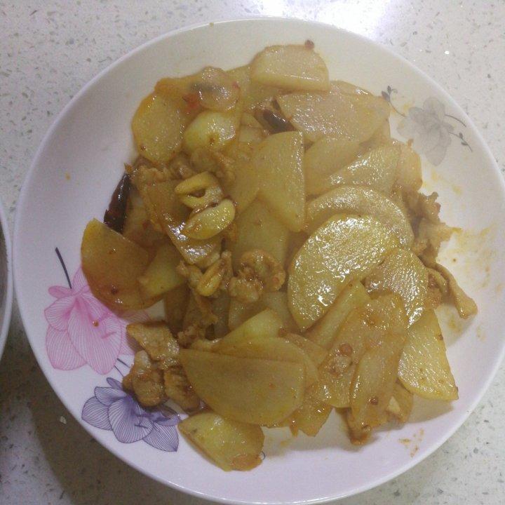土豆肉片