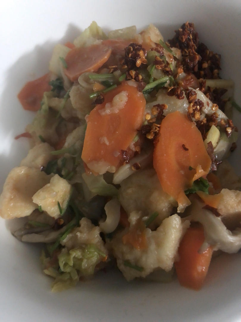 西红柿鸡蛋烩饼