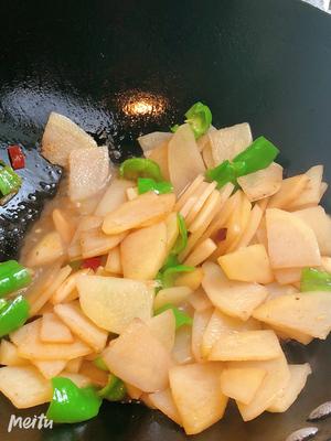 尖椒土豆片的做法 步骤7