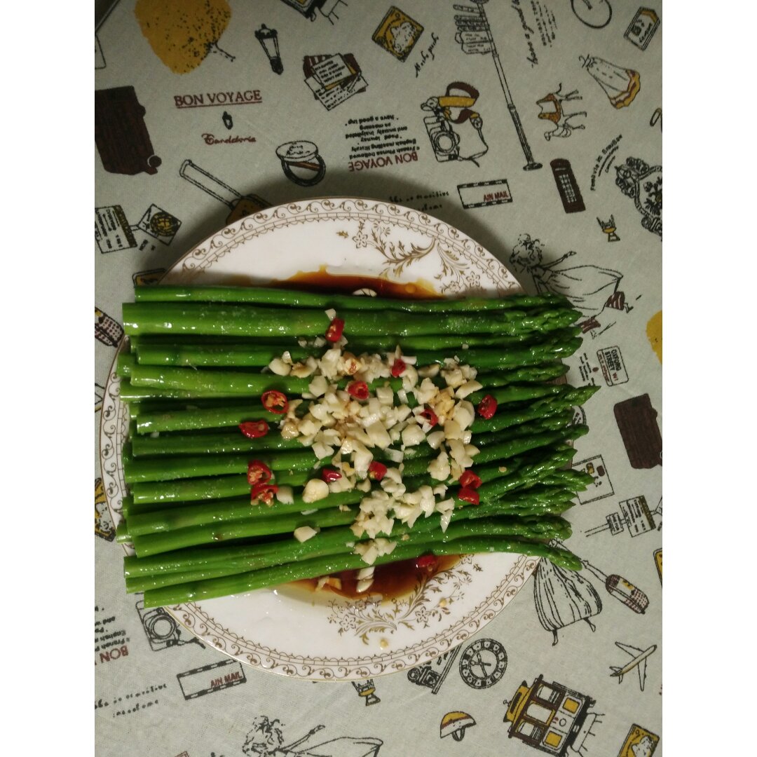 鲜味油淋芦笋