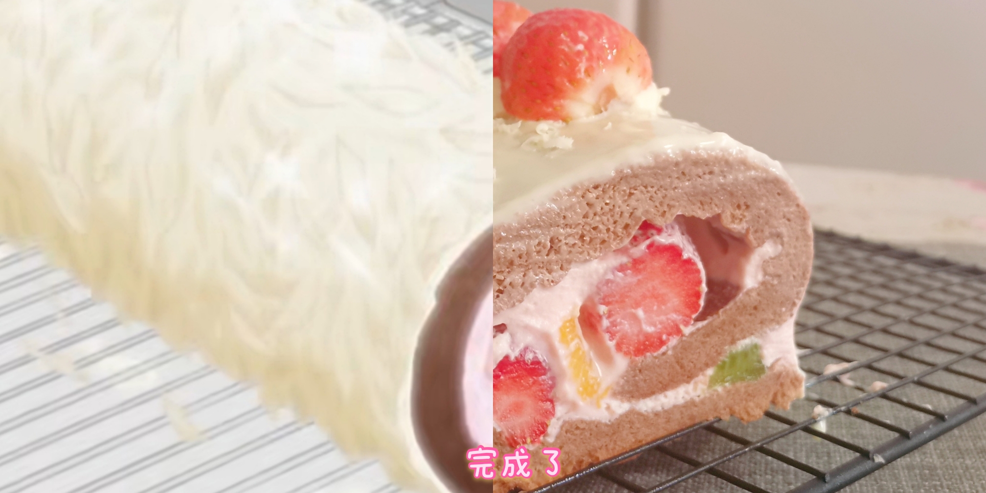 【梦色蛋糕师还原系列】天使👼🏻&恶魔👿蛋糕卷
