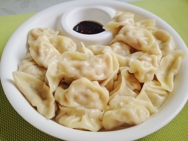 victoria鹿做的香菇猪肉饺子