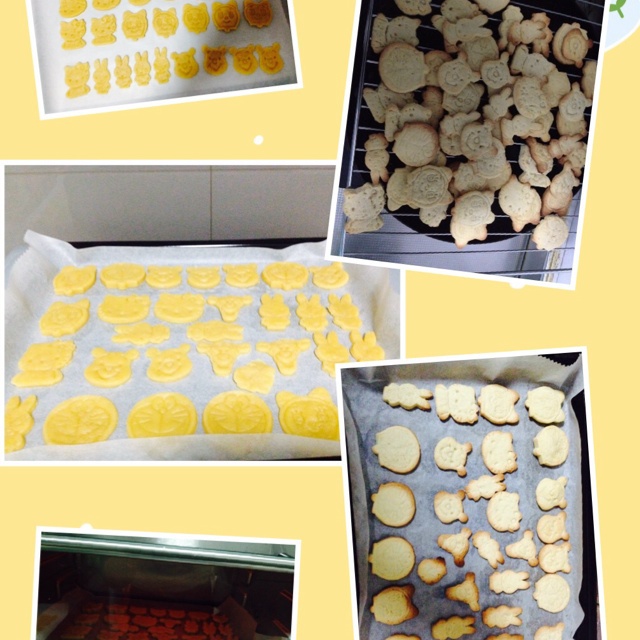 卡通黄油饼干