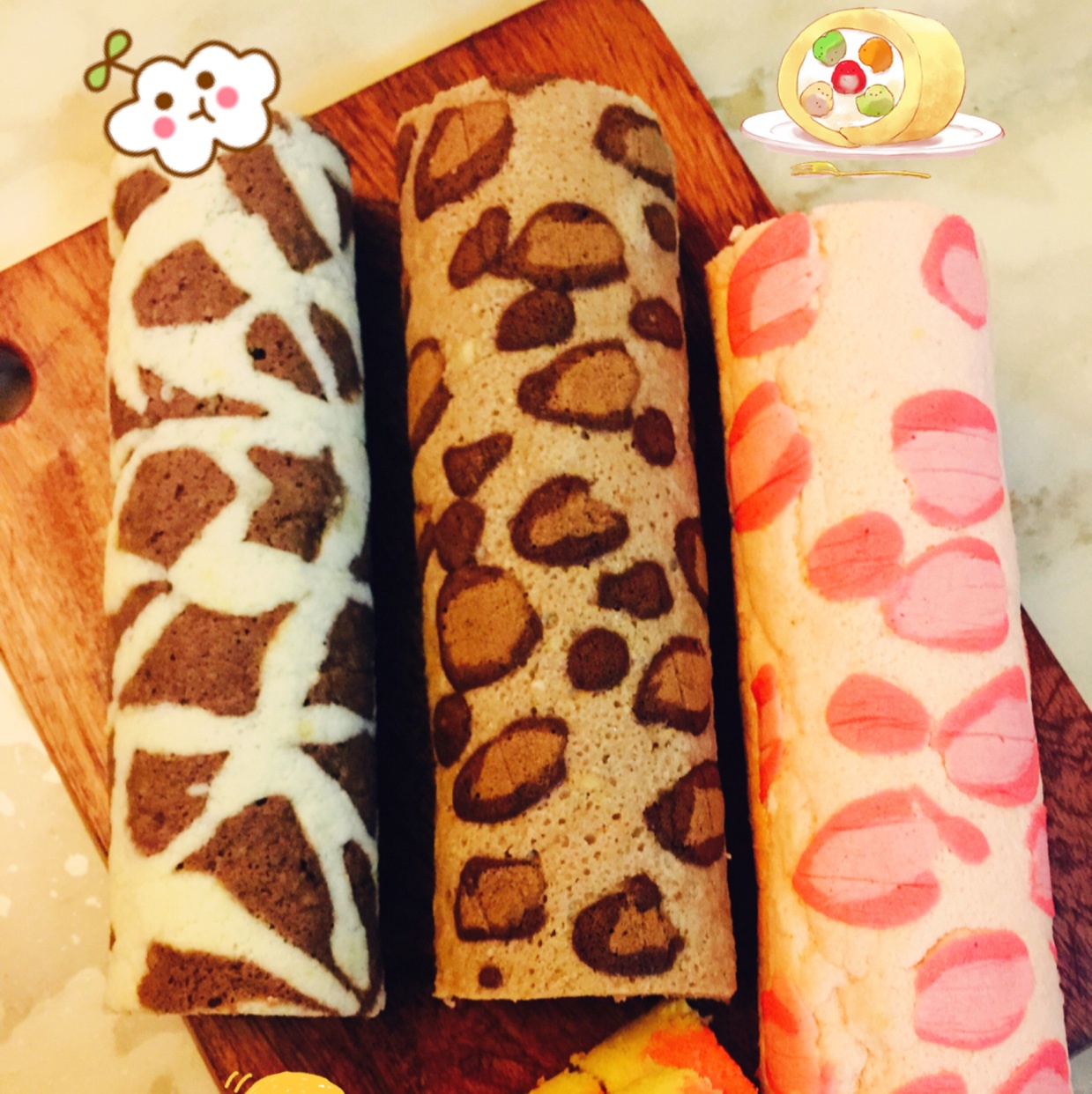 双色豹纹蛋糕卷
