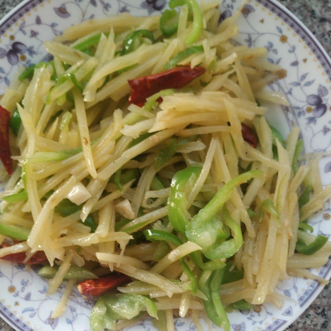 酸辣青椒土豆丝
