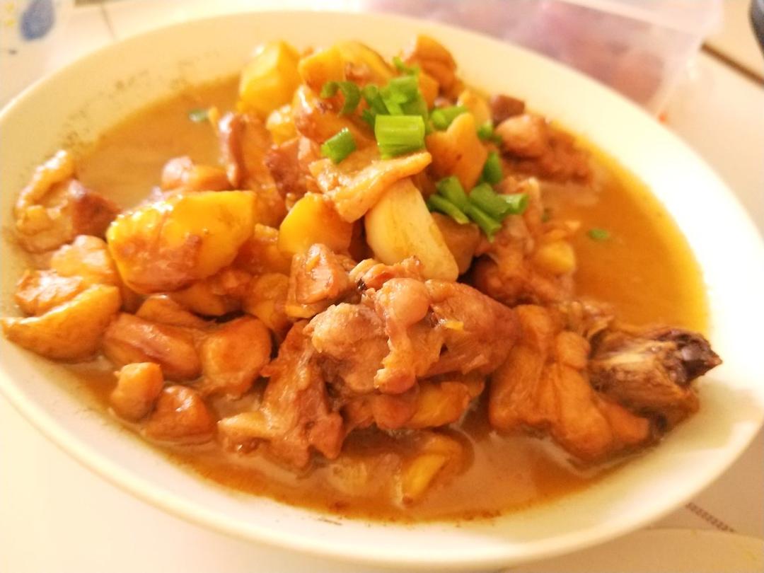 【栗子烧鸡】鸡肉都给你吃，栗子归我~