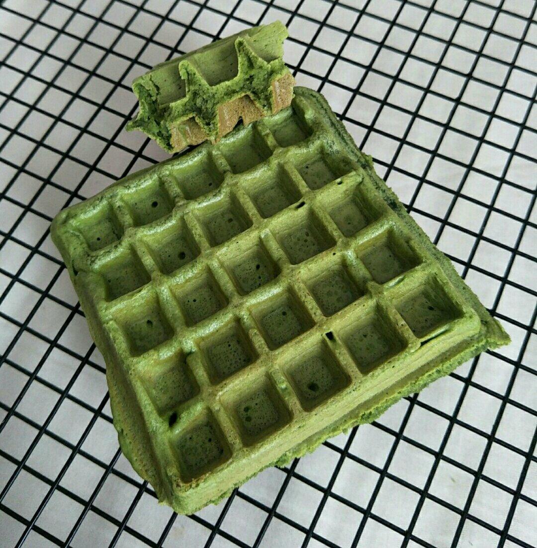 抹茶华夫饼