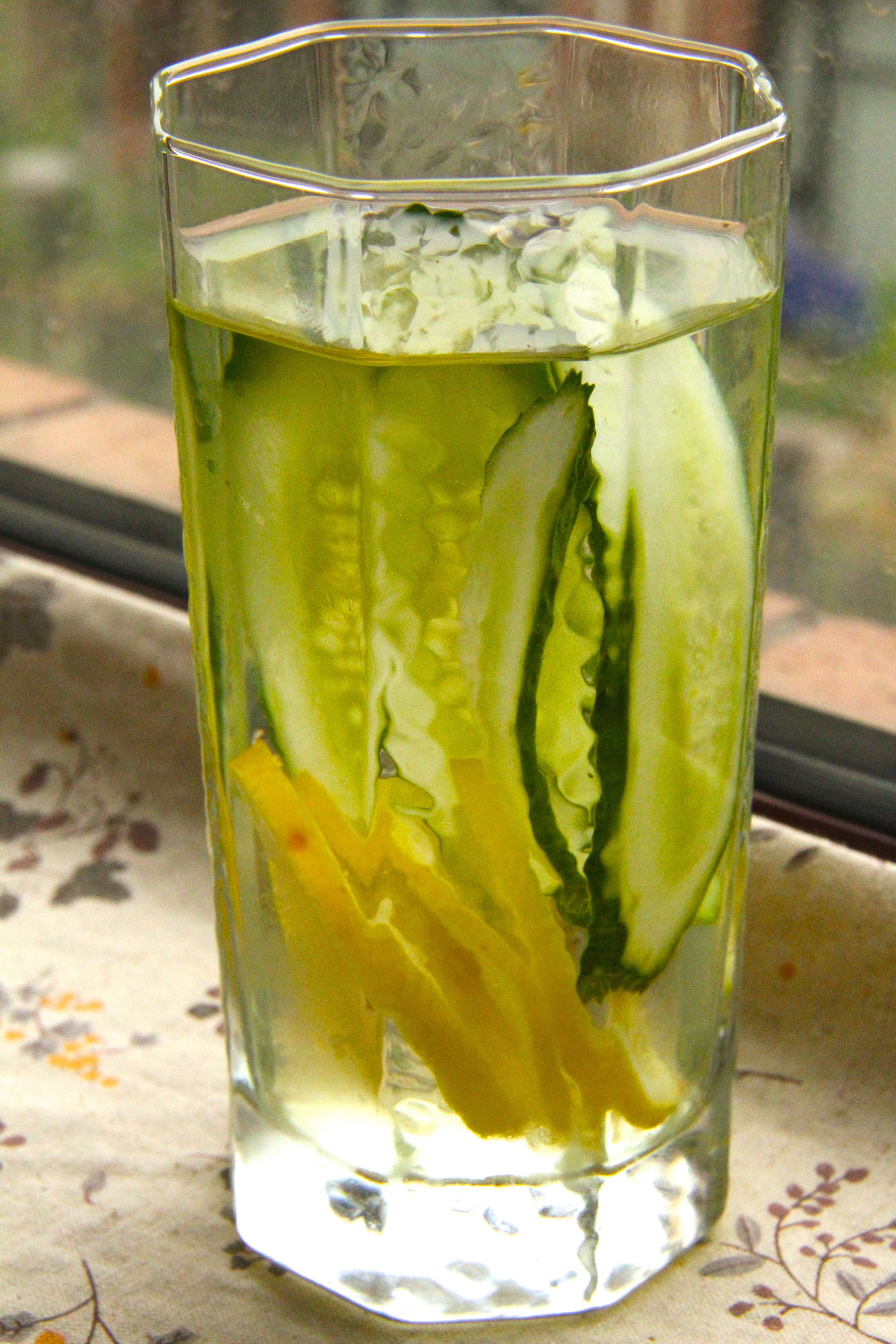 missestella做的黄瓜柠檬水