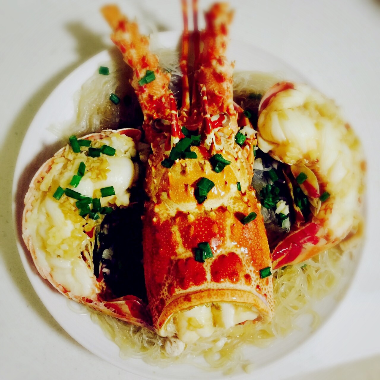 蒜蓉龙虾蒸粉丝