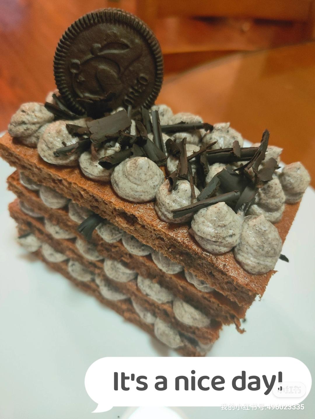 可可奥利奥咸奶油蛋糕