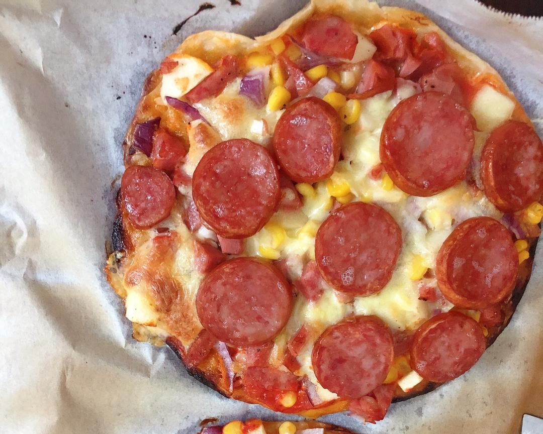 简易手抓饼披萨的做法