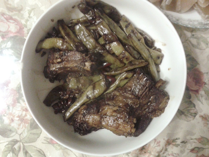 排骨炖豆角