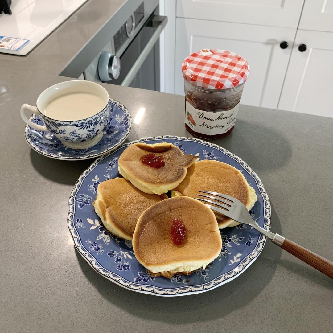 原味无油日式舒芙蕾厚松饼