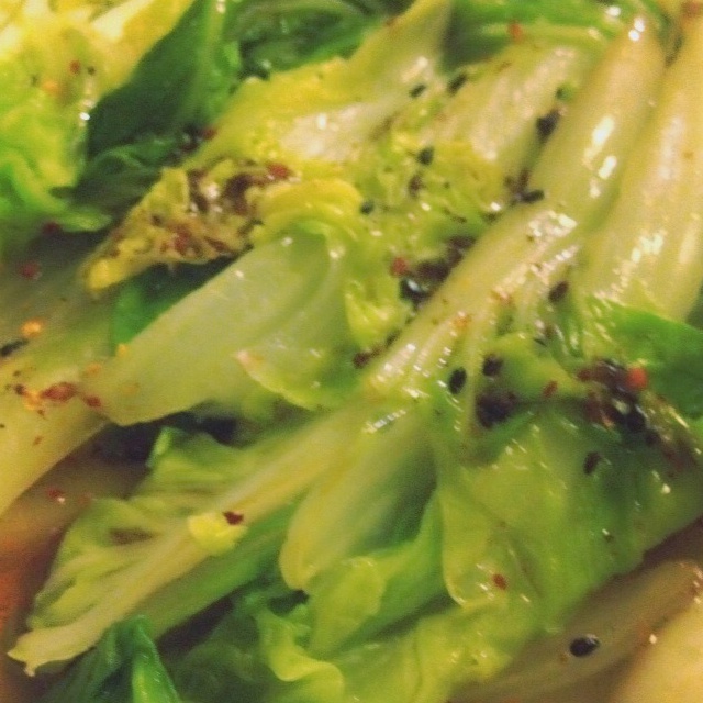 响油白菜