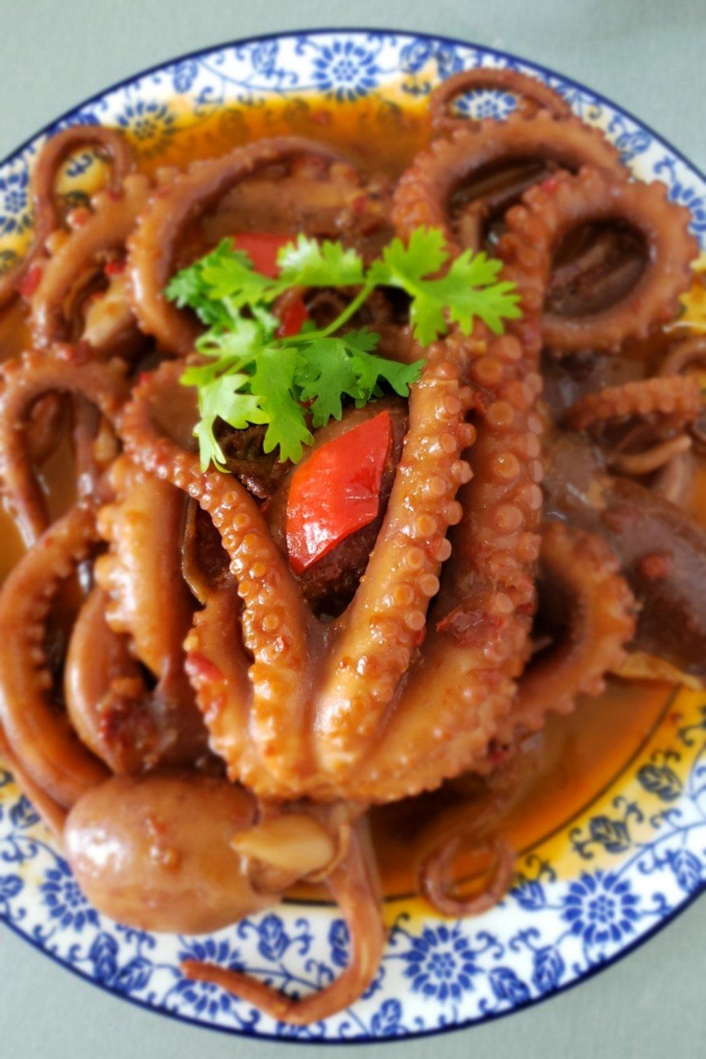 【彼得海鲜】家常菜快手菜之蒜台八爪鱼