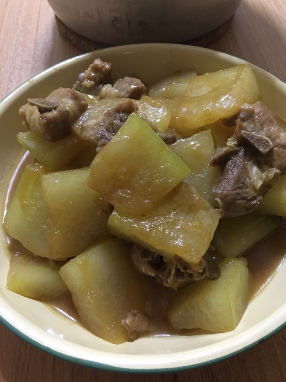 冬瓜烧排骨 （半小时搞定）