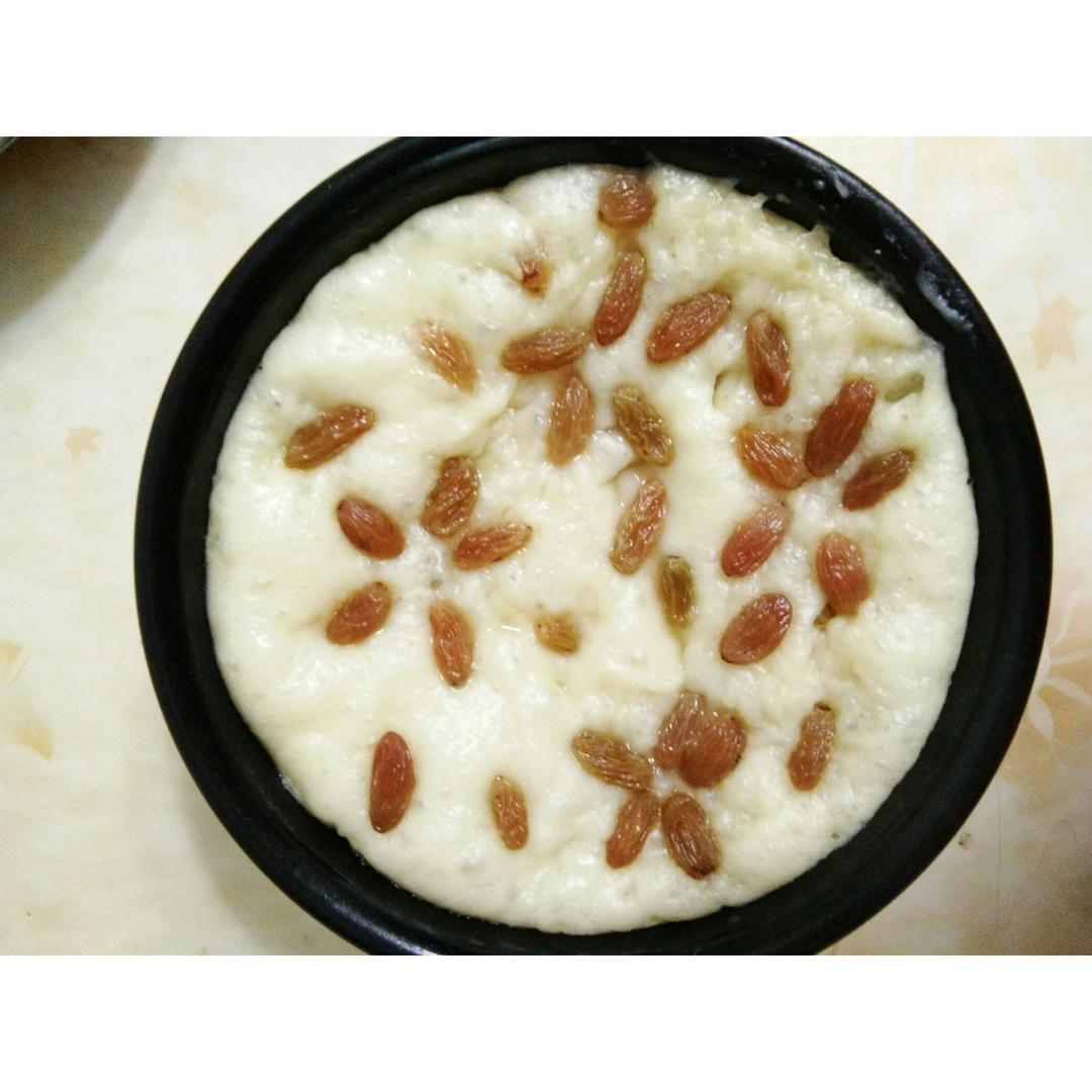 牛奶葡萄干发糕 超级简单
