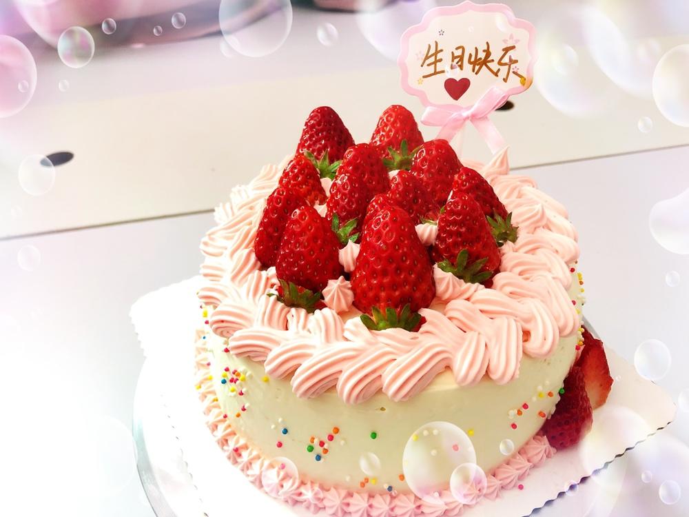 《Tinrry+》草莓奶油蛋糕（8寸配方）