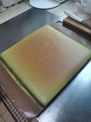 完美抹茶蜜豆蛋糕卷的做法 步骤26