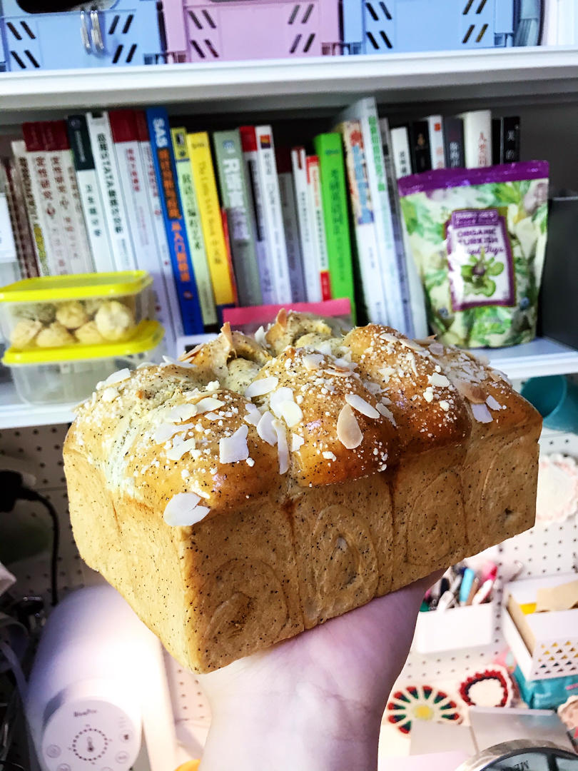 抹茶奶酥小金砖（70%中种吐司）