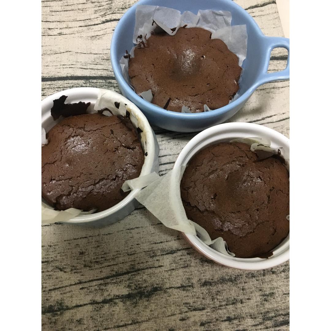 巧克力熔岩蛋糕(全图文超简单)