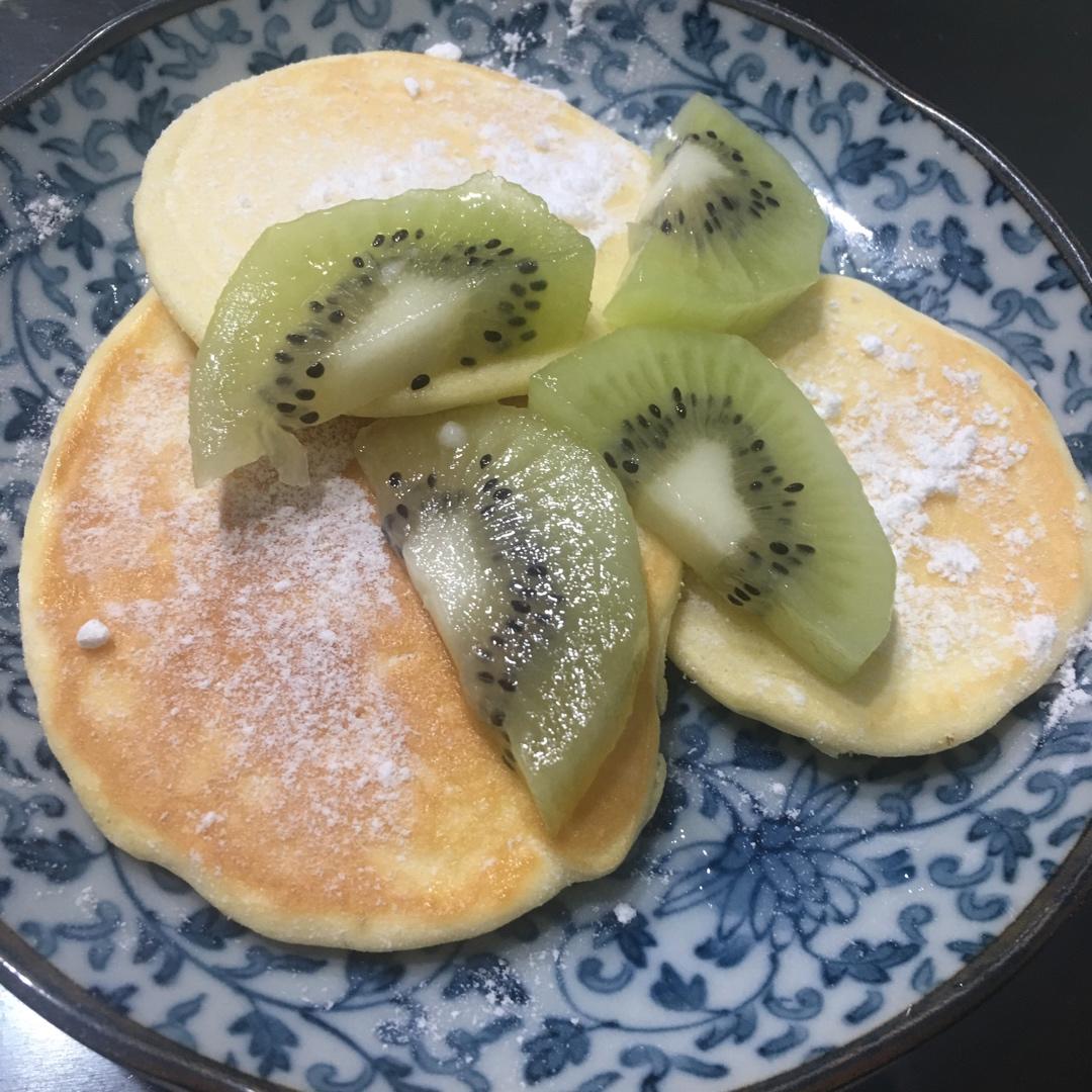 平底锅做的舒芙蕾松饼