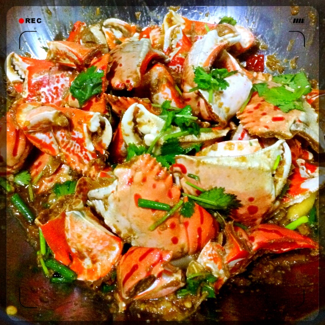 红烧酒酿螃蟹脚