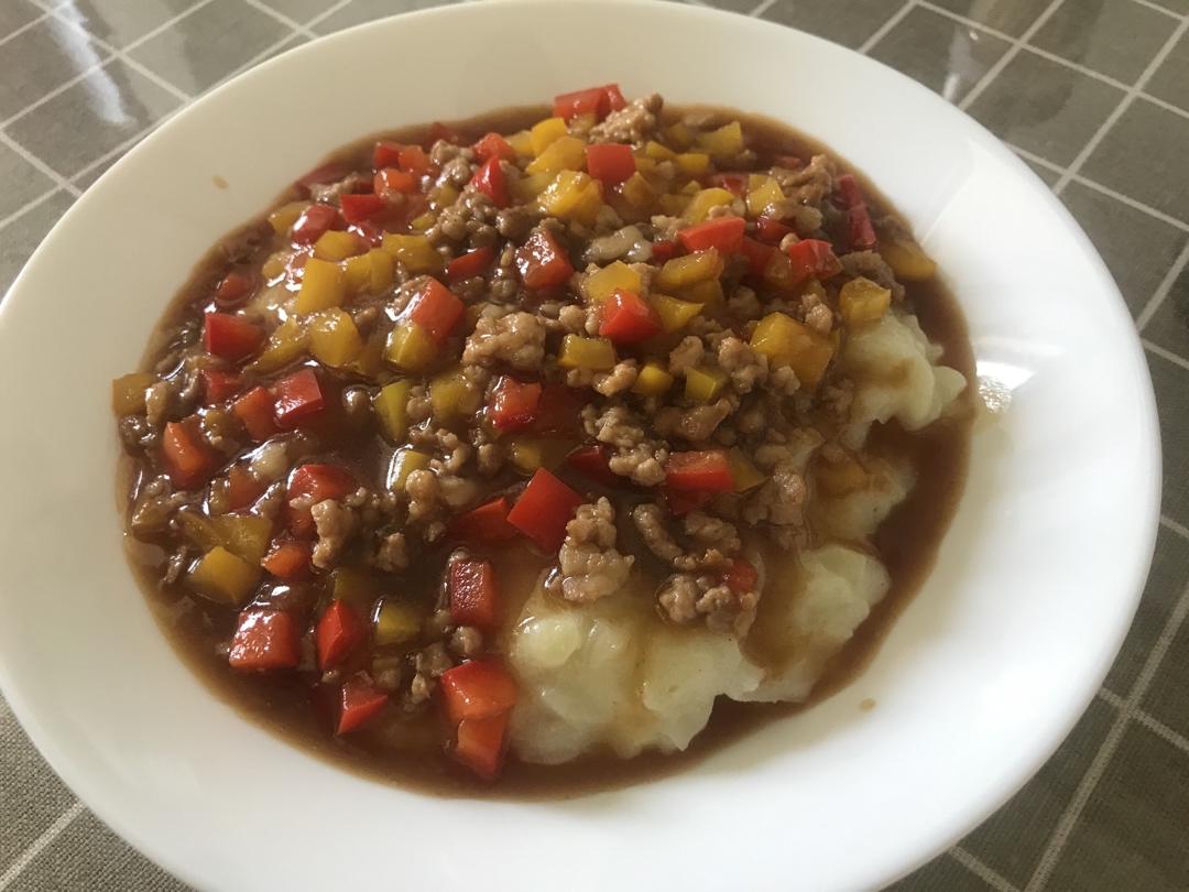 从不爱吃菜的儿子竟然超级爱吃的～火山土豆泥