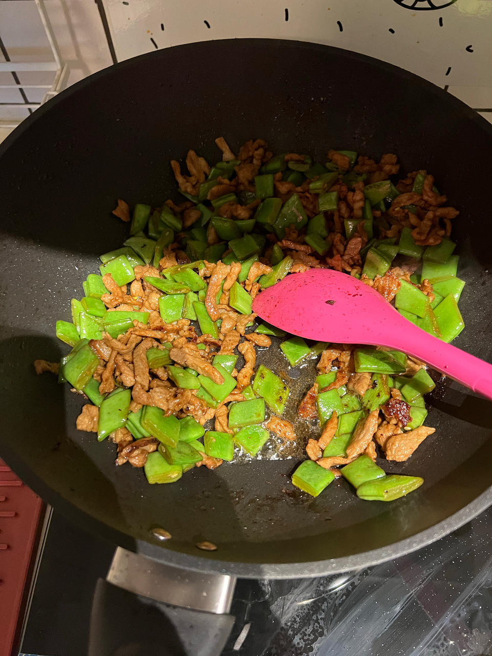 下饭神器 扁豆炒肉