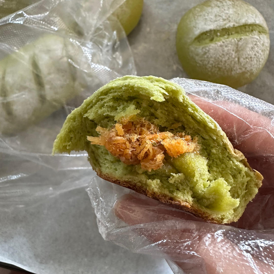 椰香斑斓日式大米面包｜小清新吃不腻｜软糯Q弹｜一次发酵｜快手简单