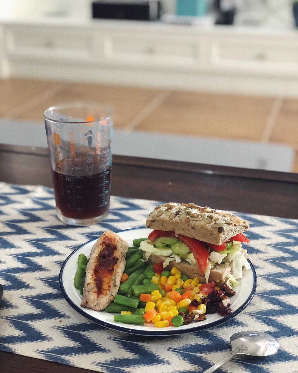 可颂三明治brunch