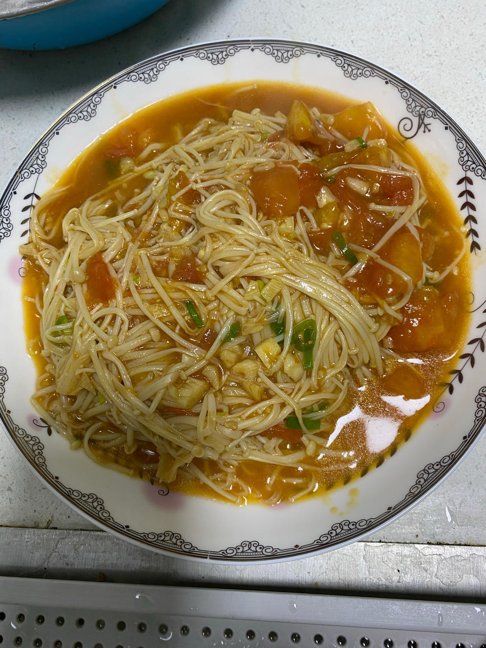 低脂低卡～营养又下饭的番茄金针菇