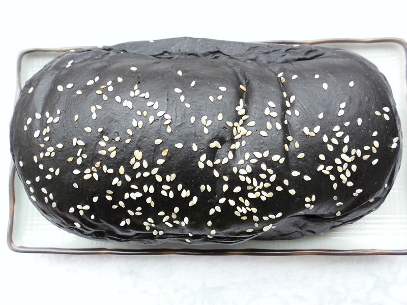 铁汉柔情👑黑爵士竹炭奶椰中种面包